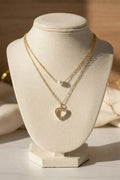 Heart Pendant Layered Necklace