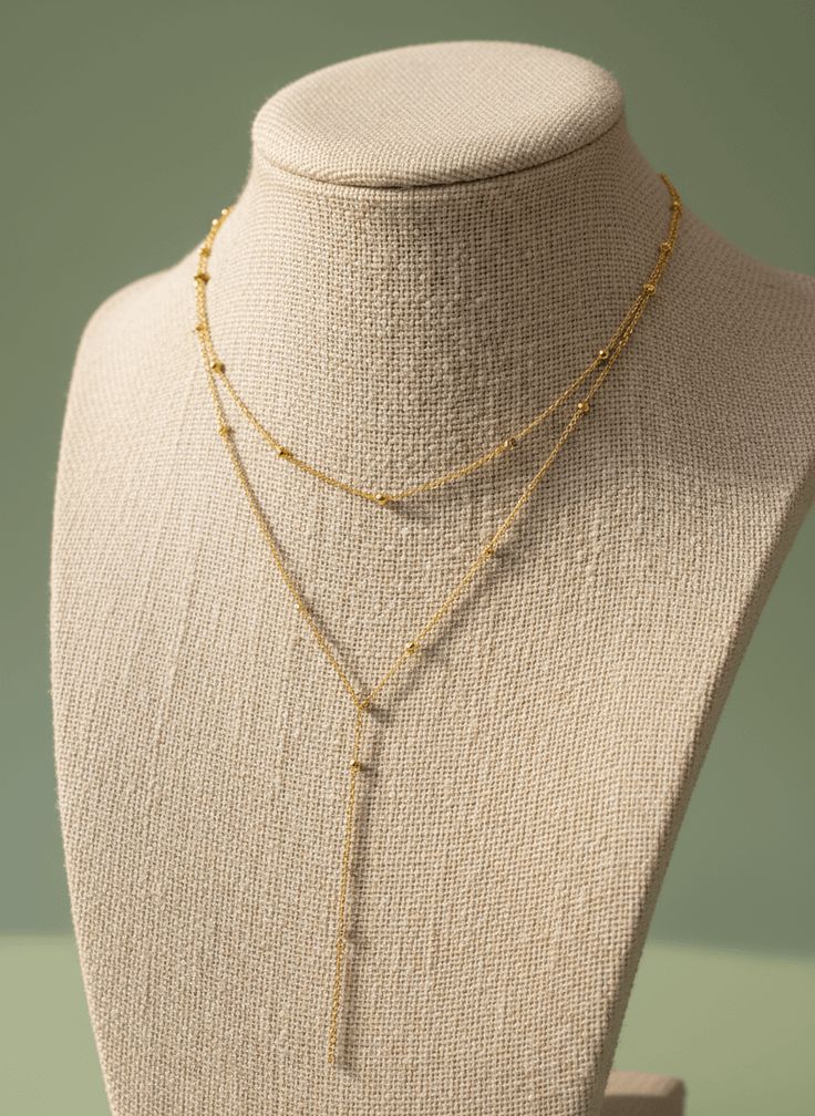 Minimal Layered Gold Necklace